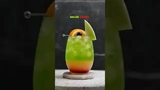 Melon Sunset 😍🤩🍈 #cocktails #drinks #bar #melon #bartender #tropicaldrink #tropicalcocktail