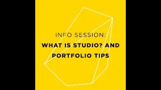 Info Session: Studio + Portfolio with Faculty