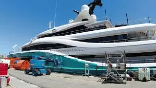 Megayacht wrapping M/Y GO 77m