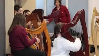 Cruit &Eacute;ireann/Harp Ireland's 'Hands On Harp' with Laoise Kelly during Foxford Traditional Weekend 19