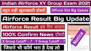 INDIAN AIR FORCE RESULT 2021-22 Airforce xy group result date 2021|Airforce result 02/2021|