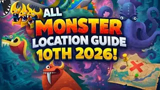 All Monster Location January 10th 2026 - Creatures of the Deep: Fishing #monsterhunter 
