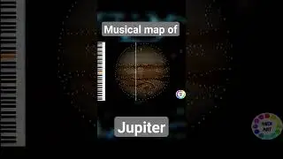 Musical map of Jupiter #midiart #space