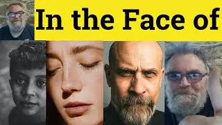 🔵 In The Face Of Meaning - In Face Of Examples - In Face Of Definition - Idioms - In Face Of