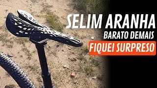 Comprei o Selim Aranha leve vazado GRAVEL MTB SPEED 282 X 132 MM