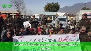 Rescue 1122 protests against non-payment of salaries