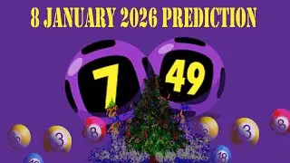 8 JANUARY 2026 RUSSIA GOSLOTO 7/49 TOP PREDICTION!