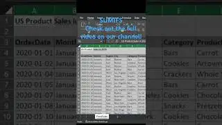 MS Excel &mdash; Как использовать функцию SUMIFS для суммирования значений на основе текстовых критерие...