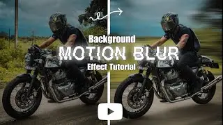 Background motion blur effect tutorial // photo ki background main motion blur kese add Kare 