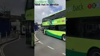 Southern vectis bus pulling in to Newport bus station