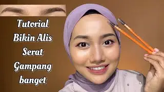 Tutorial alis serat natural | viva pensil alis dark brown | viva sudah ada spoolie 🥳