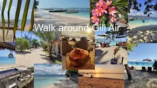 Gili Air Indonesien - Rundgang und Schnorcheln mit Schildkröten