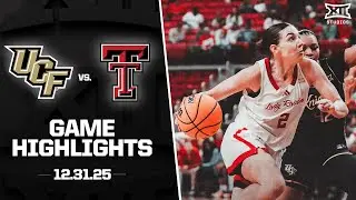 UCF vs. #21 Texas Tech Game Highlights | 2025-26 Big 12 Women's Basketball