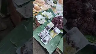 #Black rice, bamboo rice, rice porridge, Thai-Lao market, That Phanom