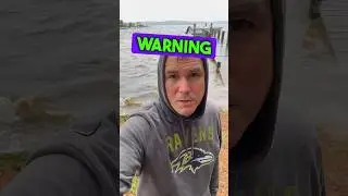 Flooding! 🌊💧 Southern Maryland Waterfront #chesapeakebay #waterfront