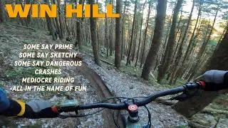 Ice cold Win hill trails 🥶😁🥶