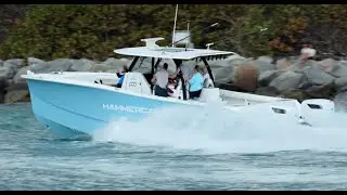 Hammer Cat 35 With First Ever COX 350 Diesels   SoFlo Boat Show 2024