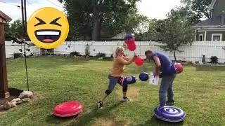 Jousting Husband and wife Marriage Therapy