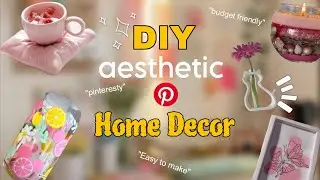 5 Aesthetic DIY Decor Ideas for Room |Easy & Budget Friendly 🌸