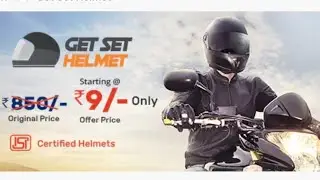 How to Get Droom Helmet Rs 9 only how to login Droom Sale Live On 12th August