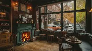🎷 Relaxing Jazz and Warm Fireplace for Productivity and Peace