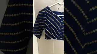 Indya croptop/blouse #shorts #indyahaul #indya #indyablouse #blousehaul #croptop #blueblouse #sale