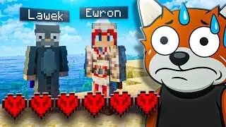 Minecraft Hardcore, ale DZIELIMY JEDNO HP