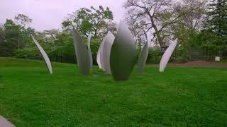 4K JAPAN IN CHICAGO! (GARDEN OF THE PHOENIX) RAIN WALK