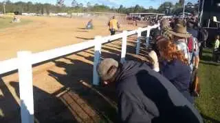Racing Mower Crashes Into Spectators