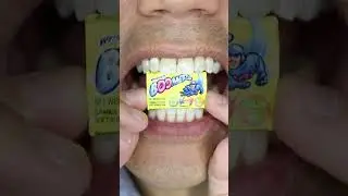 ASMR | Orange🍊Flavour | BOOMER Bubble Gum #doctortristanpeh #asmr #shorts #asmrsounds