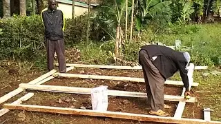 Farmer Issa  is live! Day2 of chicken house construction