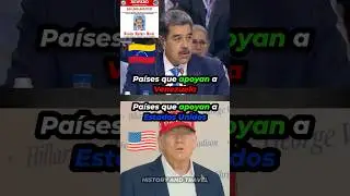 Pa&iacute;ses que Apoyan a USA🇺🇸 vs Venezuela🇻🇪 Countries that Support the USA vs. Venezuela #venezuela