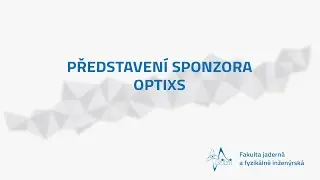 Představen&iacute; sponzora - OptiXs