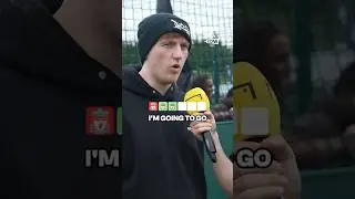 ANGRY GINGE plays LIVERPOOL v MAN UTD football quiz 🧠 #shorts #soccer
