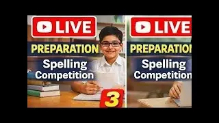 Spelling Competition Preparation LIVE 3 | Easy Words Practice for Kids ✏️📚 @EnergeticLittlestars143