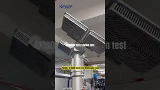 Rotary 4000W LED light tower testing before delivery #lighttower#vehiclelight#firetruck#van#truck