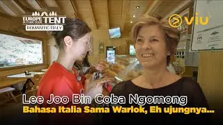 Joo Bin Coba Ngomong Bahasa Italia Sama Warlok, Ujung-ujungnya...😂 | Europe Outside Your Tent: Italy