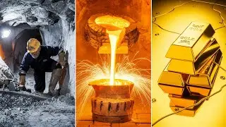 How Gold is Made!  From Deep Earth to Shiny Gold Bars