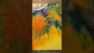 Yay! Bangless Fireworks! | Watercolour & Wax Resist Dog Art | Happy New Year!