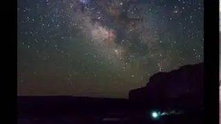 Milky Way Time-lapse, Chaco Canyon