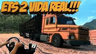 INDO BUSCAR A SCANIA 112 NA AMAROK V6 - ETS 2 VIDA REAL - EURO TRUCK 2 MODS