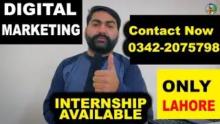 Digital Marketing Internship Available in Lahore | Latest Jobs in Lahore 2023 | Digital Marketing