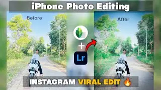 iPhone Photo Editing 🔥 | Instagram Viral Edit | Snapseed + Lightroom Tutorial