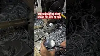 M&aacute;y đột dập cơ d&ugrave;ng khu&ocirc;n cắt viền ok qu&aacute; #dotdap