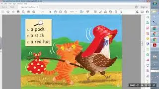 Jolly phonics reader-Orange level-Hen and cat's picnic