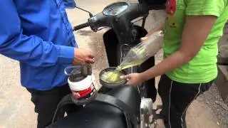 Cambodian Roadside Gas Station