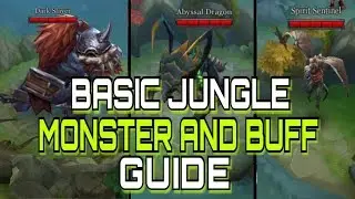 BASIC JUNGLE MONSTER AND BUFFS GUIDE (AOV) ARENA OF VALOR