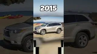 🔥 revolution of Toyota Highlander 👿[1989~2023]🔥#automobile #toyotahighlander