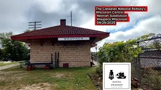 The Canadian National Railway's Wisconsin Central Neenah Subdivision Waupaca,Wisconsin 09/25/2025
