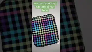 Single ply colorful plaid nonpaper towels!